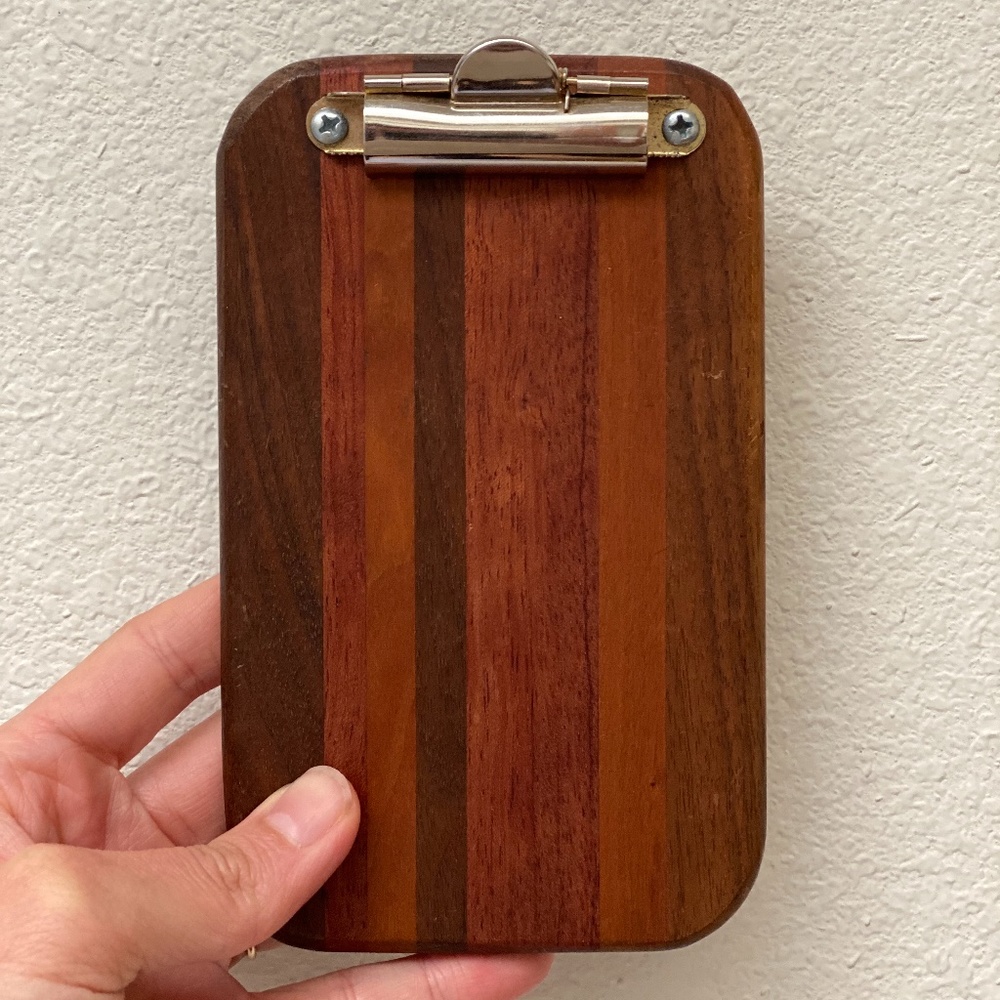 Sweet little handmade clipboard